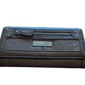 Fiorelli Bi Fold Wallet Brown Flexible Leather with Credit Card/Change Slots